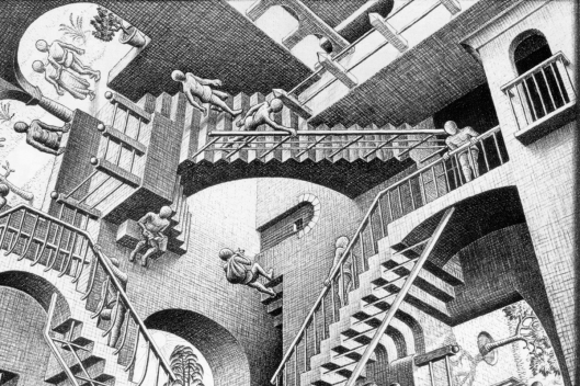 Escher, Relatività